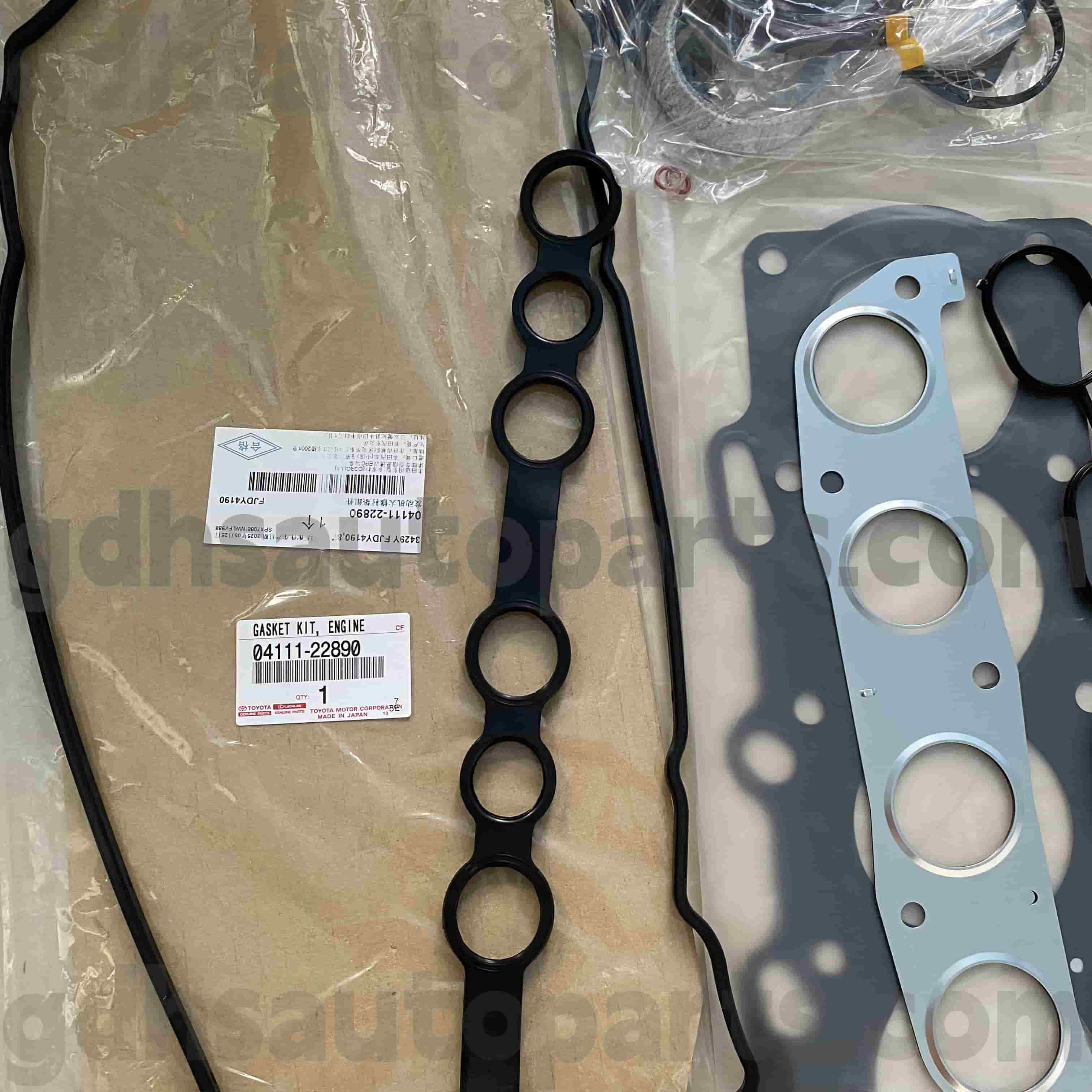 04111-22890 Toyota Genuine Parts Motor Revizuire Kit pentru Corolla