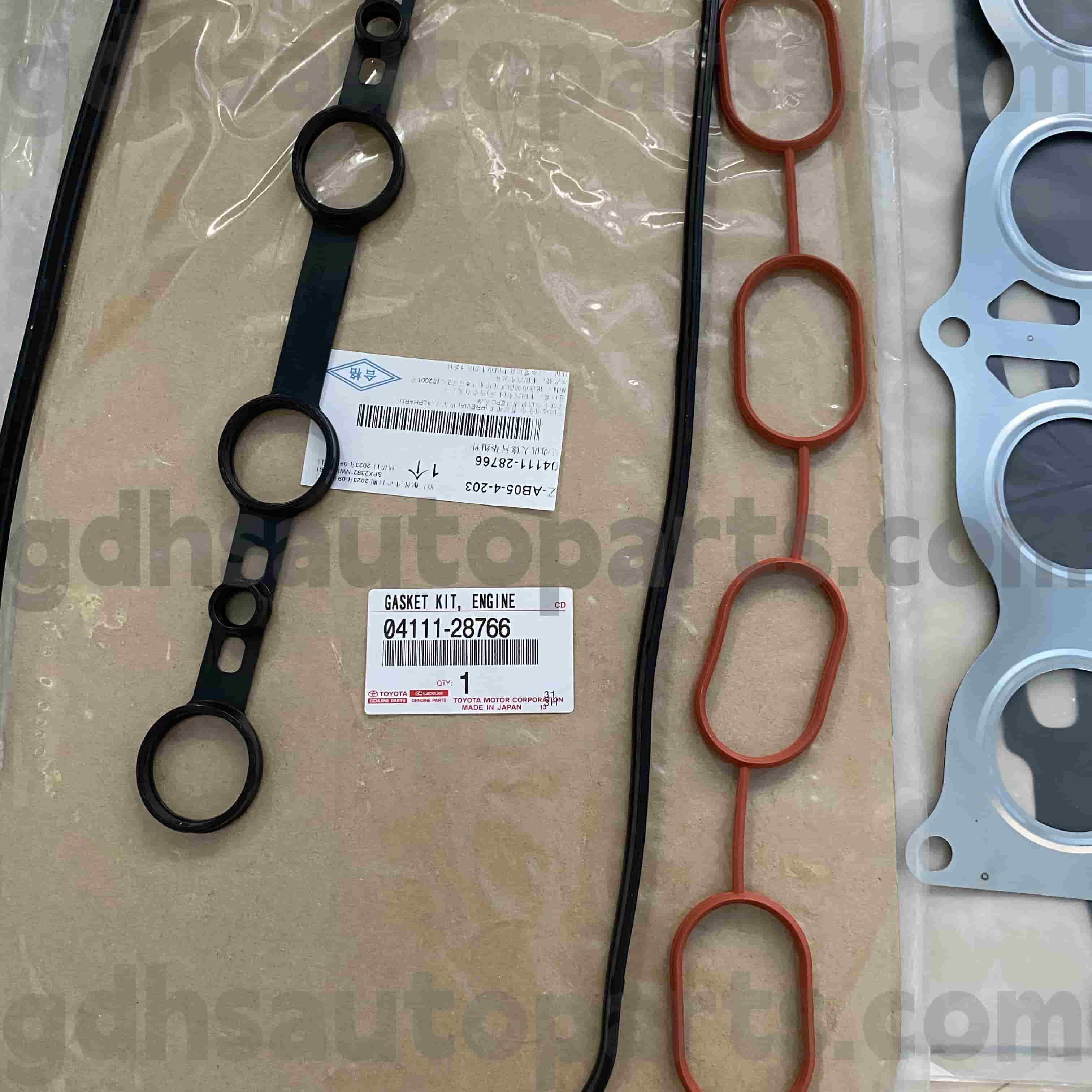 04111-28766 Kit de revizuire a motorului pentru piese autentice Toyota pentru Previa, Estima, Alphard