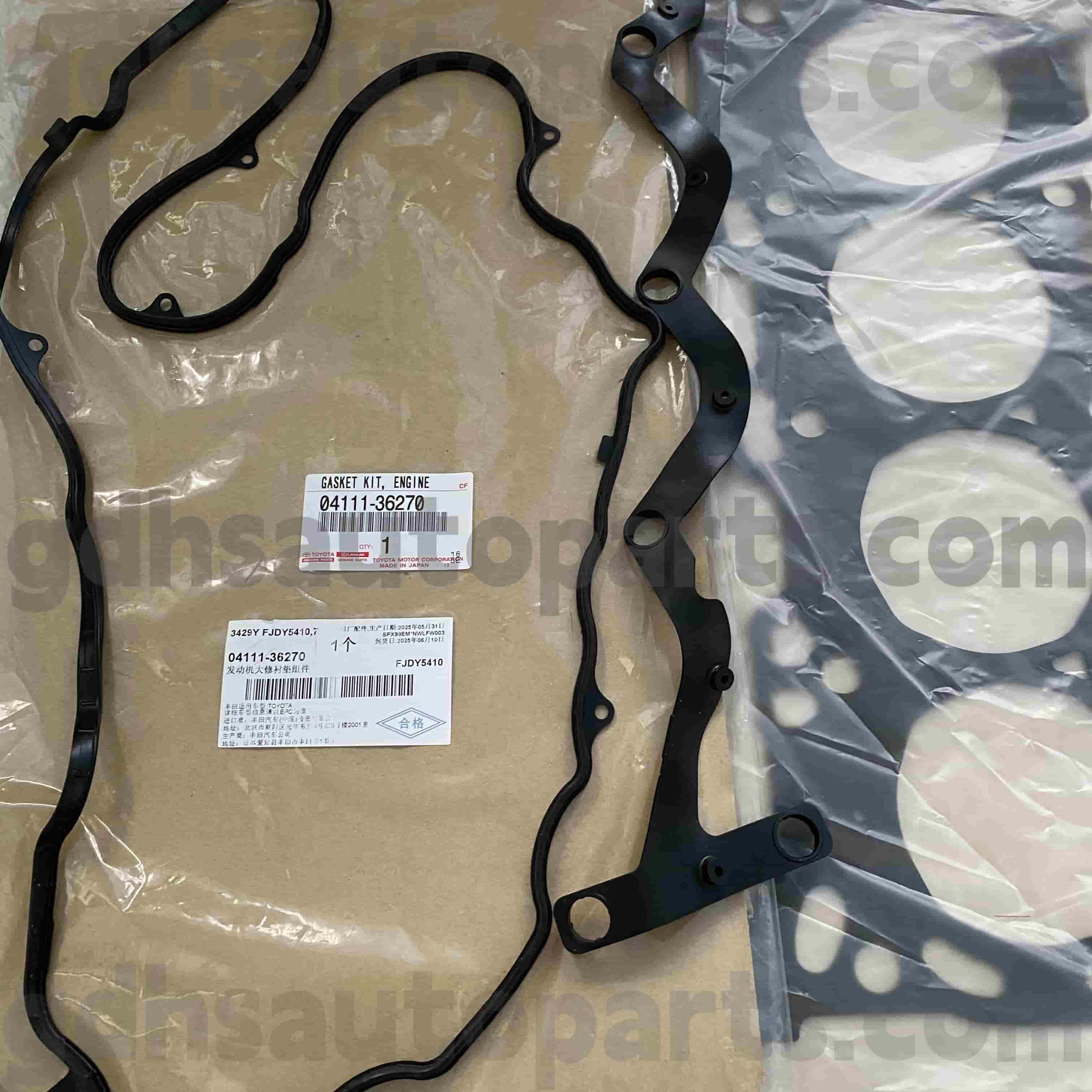 04111-36270 Toyota Genine Parts Parts Kit Revizuire pentru Highlander
