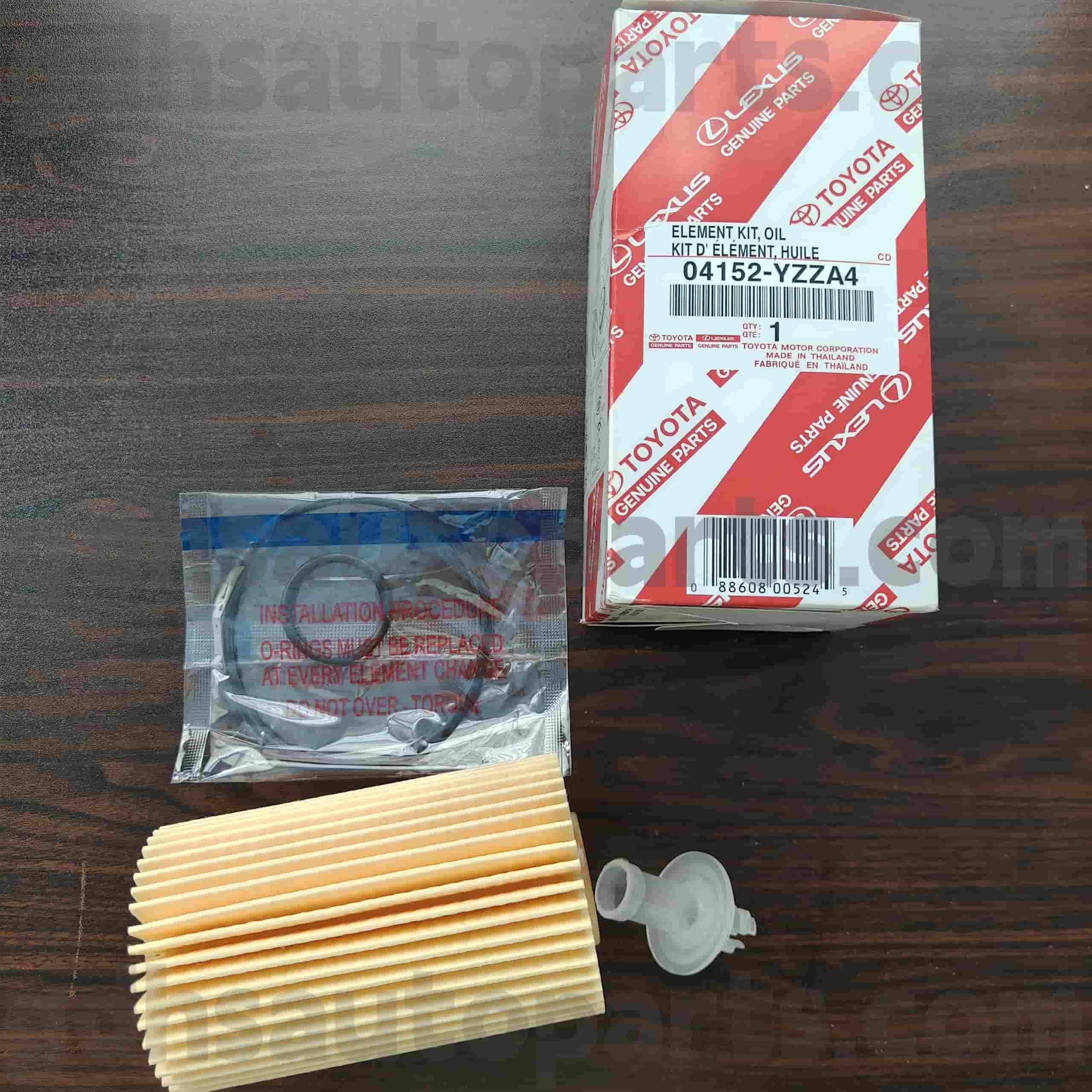 04152-yzza4 Toyota Filtru de ulei pentru piese autentice pentru Toyota