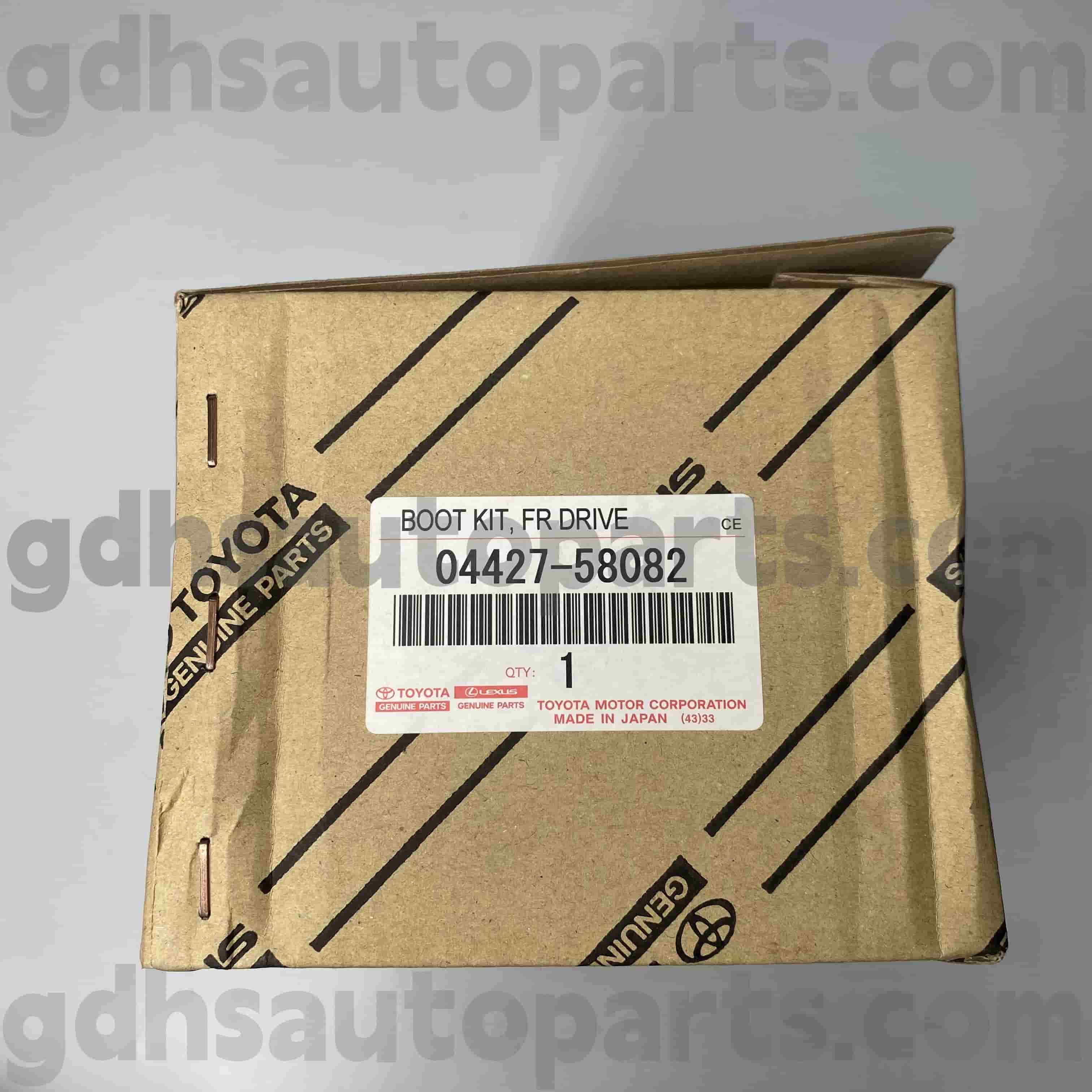 04427-58082 Toyota Piese autentice Cizme CV din partea pasagerului din față pentru șasiu Alphard nr. GGH30