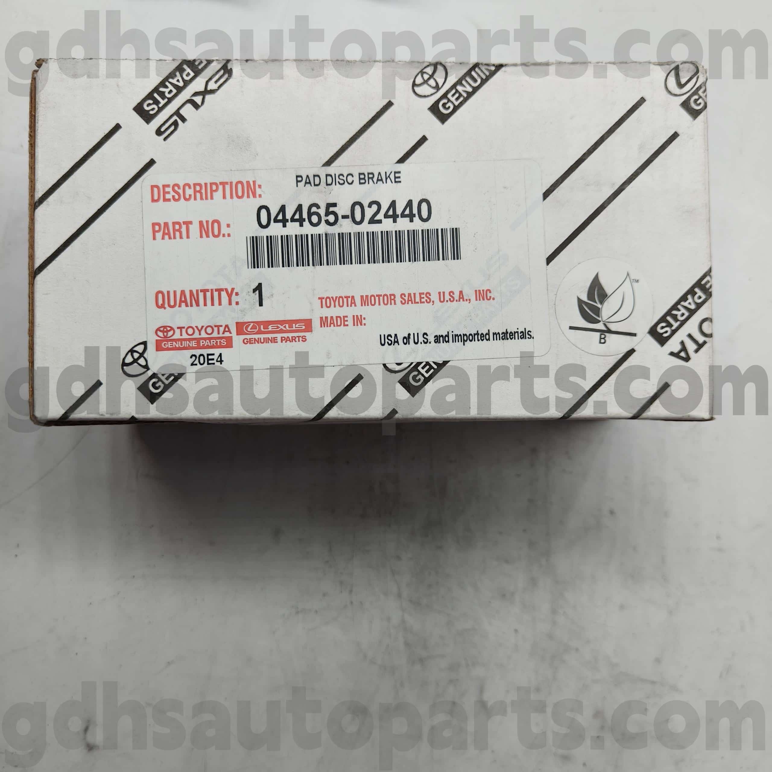 04465-02440 Toyota Piese autentice Piese din față pentru Sequoia, Tundra șasiu nr. USK65
