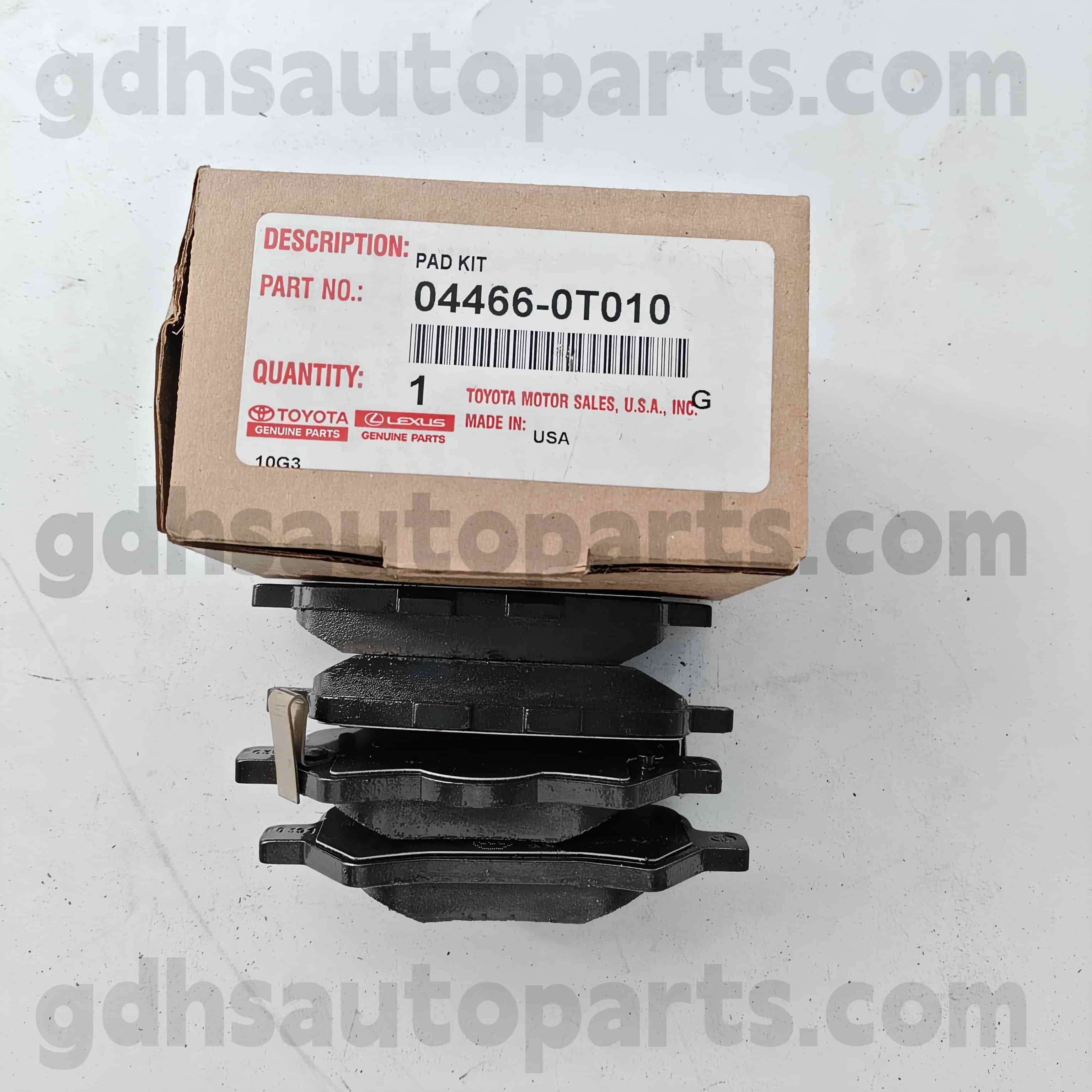 04466-0T010 Toyota Piese autentice Piese din spate pentru șasiu Venza nr. AGV1#