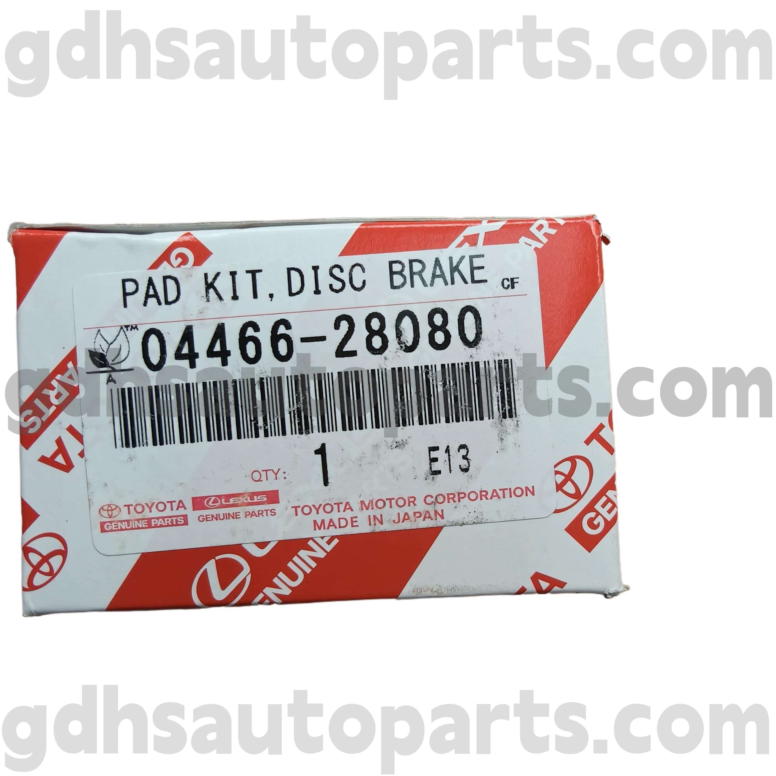 04466-28080 Toyota Piese autentice Piese din spate pentru previa/Tarago, Alphard, Sienna șasiu nr. ACR30