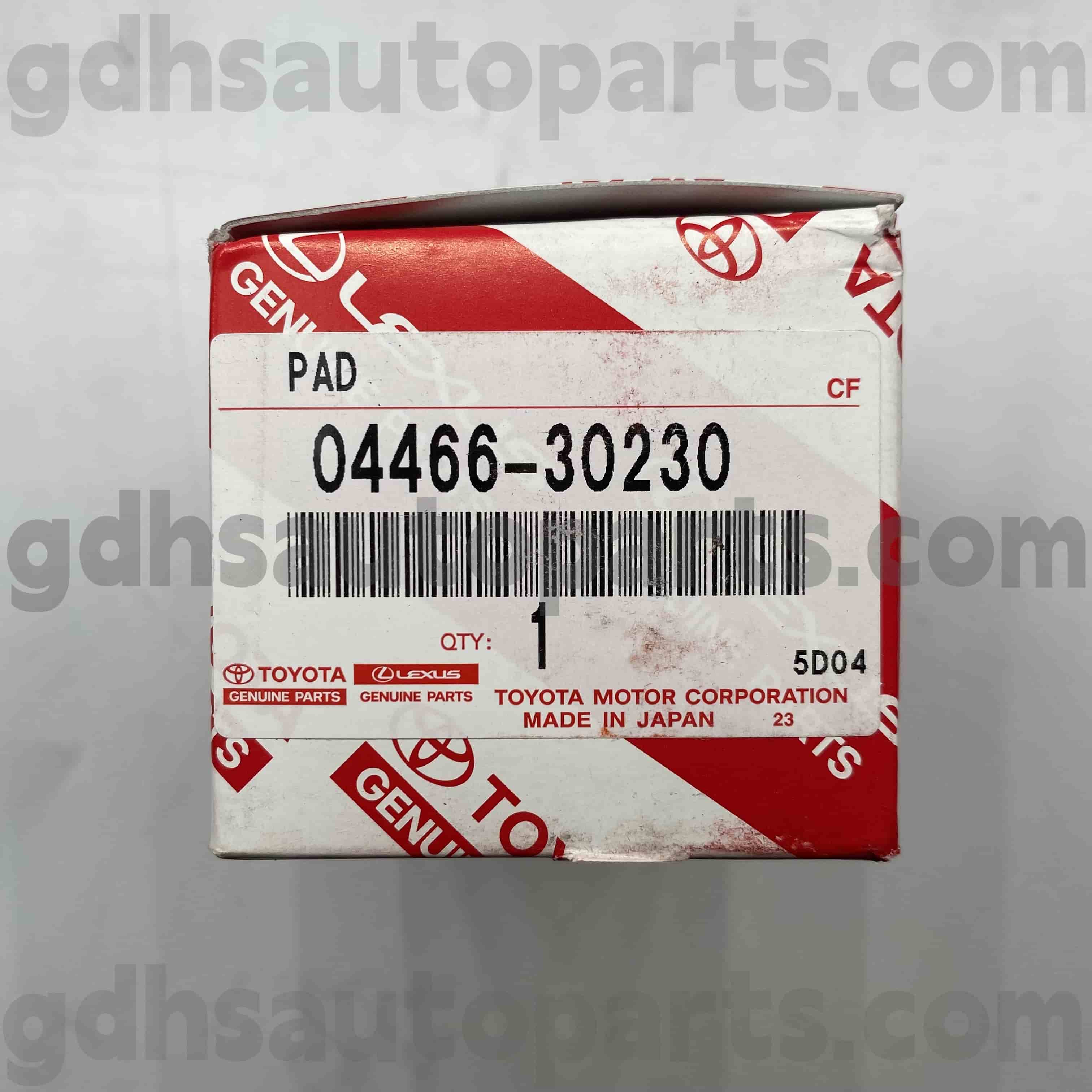 04466-30230 Toyota Piese autentice Piese din spate pentru Mark X, Crown, Reiz șasiu nr. GRS20# GRX13#