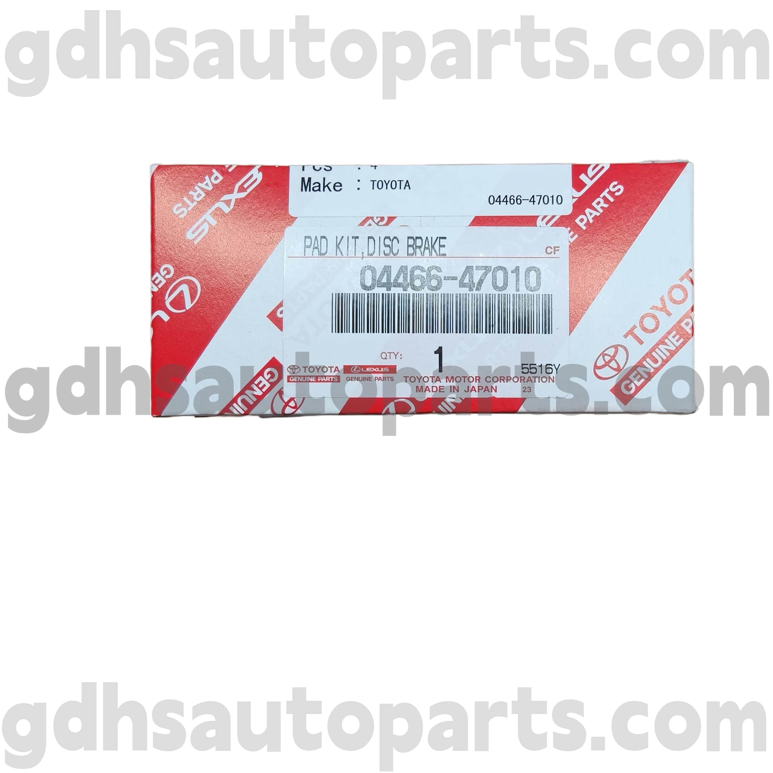 04466-47010 Toyota Piese autentice Piese din spate pentru Prius, Corolla (China) Șasiu nr. ZZE122 ZRE120