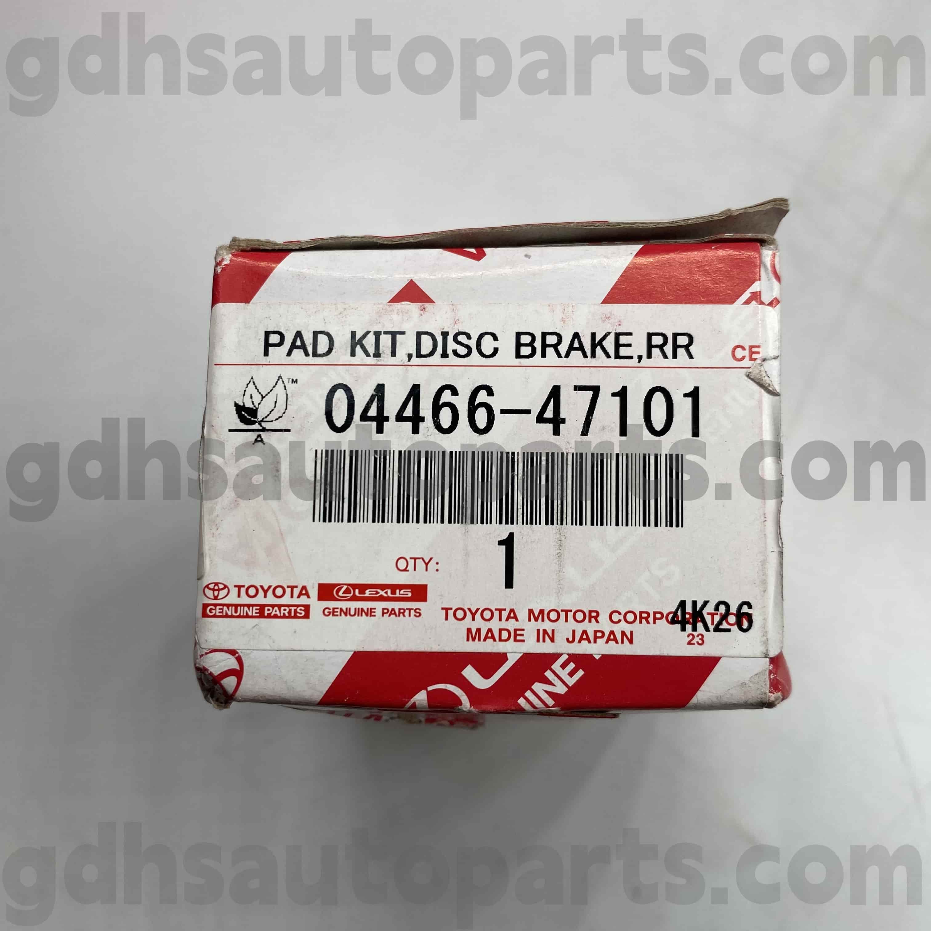04466-47101 Toyota Piese autentice Piese din spate pentru Corolla (China), Levin