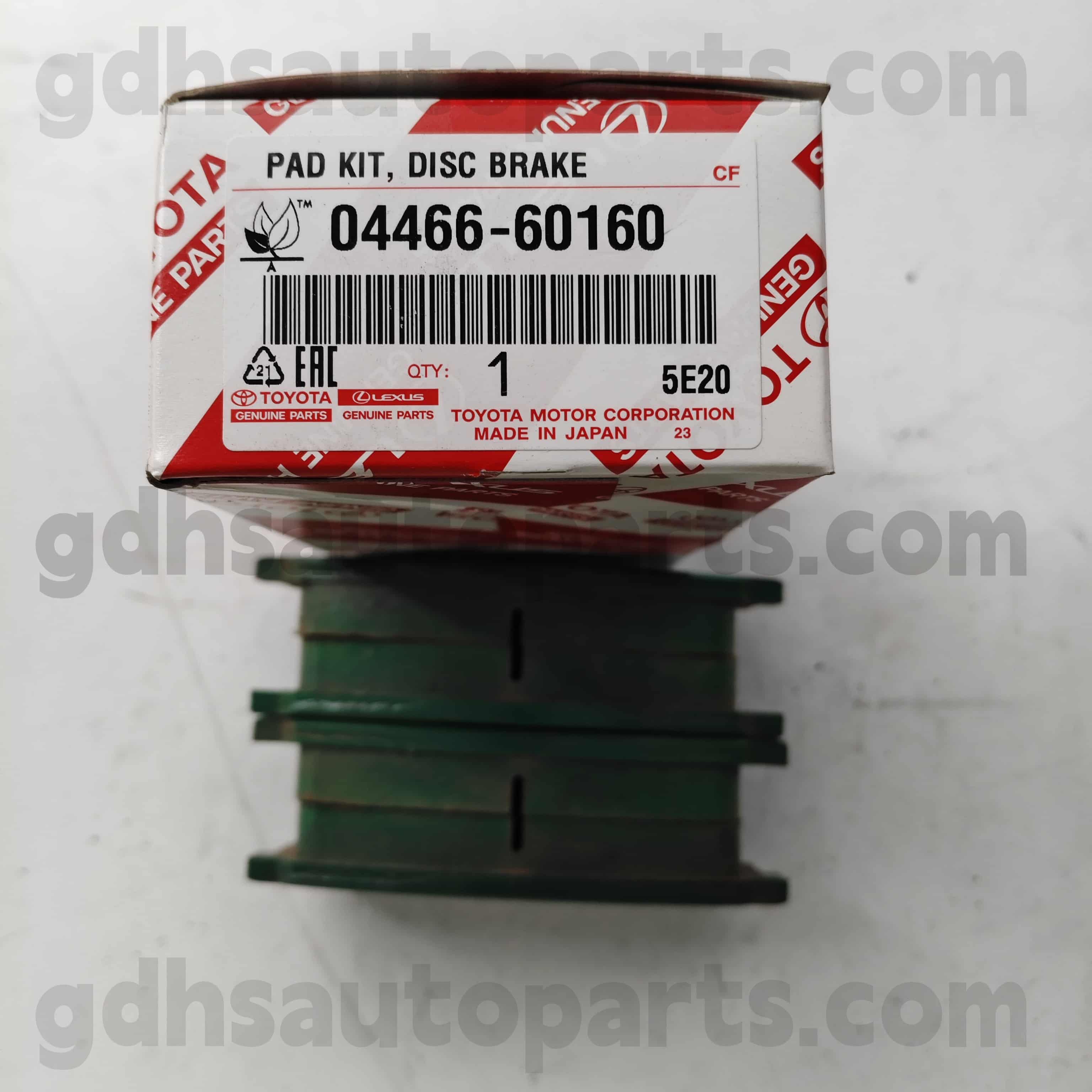 04466-60160 Toyota Piese autentice Piese din spate pentru frână de frână pentru Land Cruiser 、 LX450D/460/570 Șasiu nr. Urj202