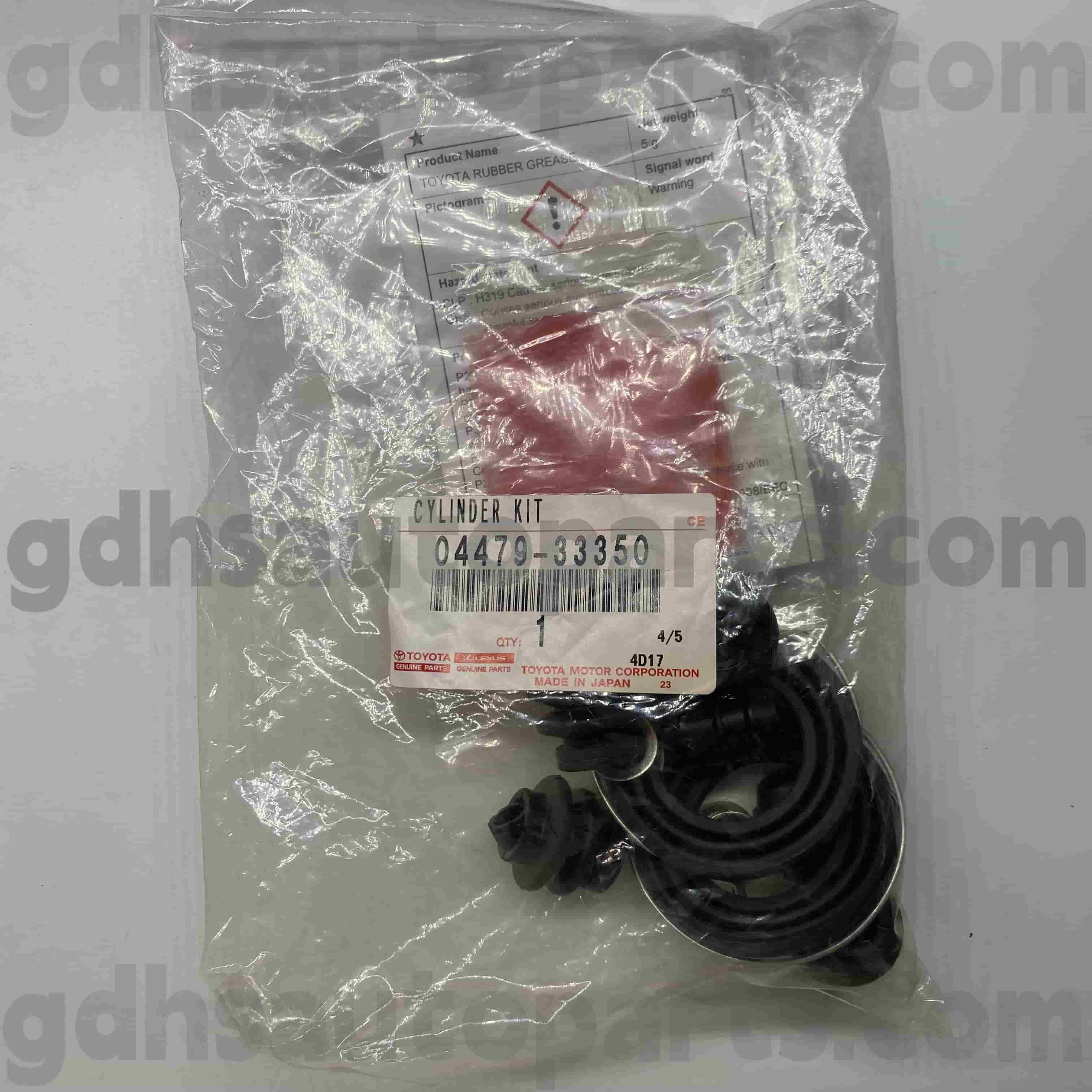 04479-33350 Toyota Piese autentice Set de reparații de frână din spate pentru Harrier/Hybrid, RAV4, Mark X Zio șasiu nr. ACV40 GSV40 ACA3# AS