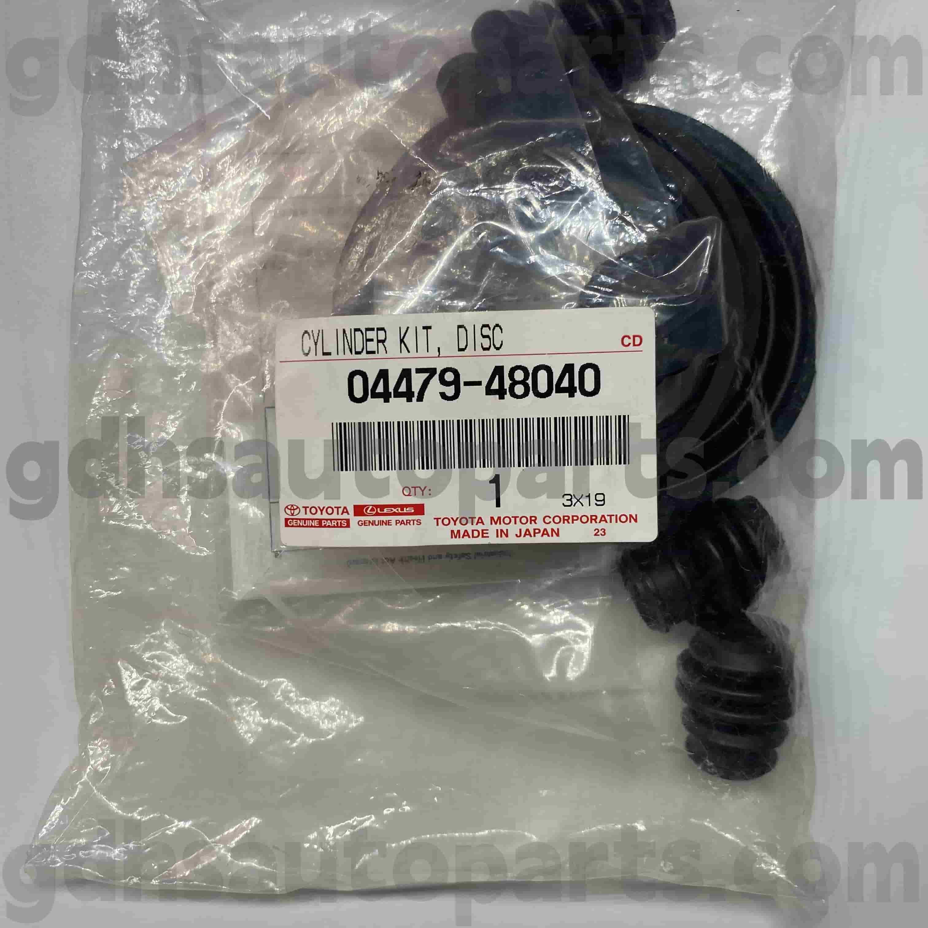 04479-48040 Toyota Piese autentice Set de reparații de frână din față pentru Kluger HV, Harrier, Lexus RX300/330/350 Șasiu nr. MHU28