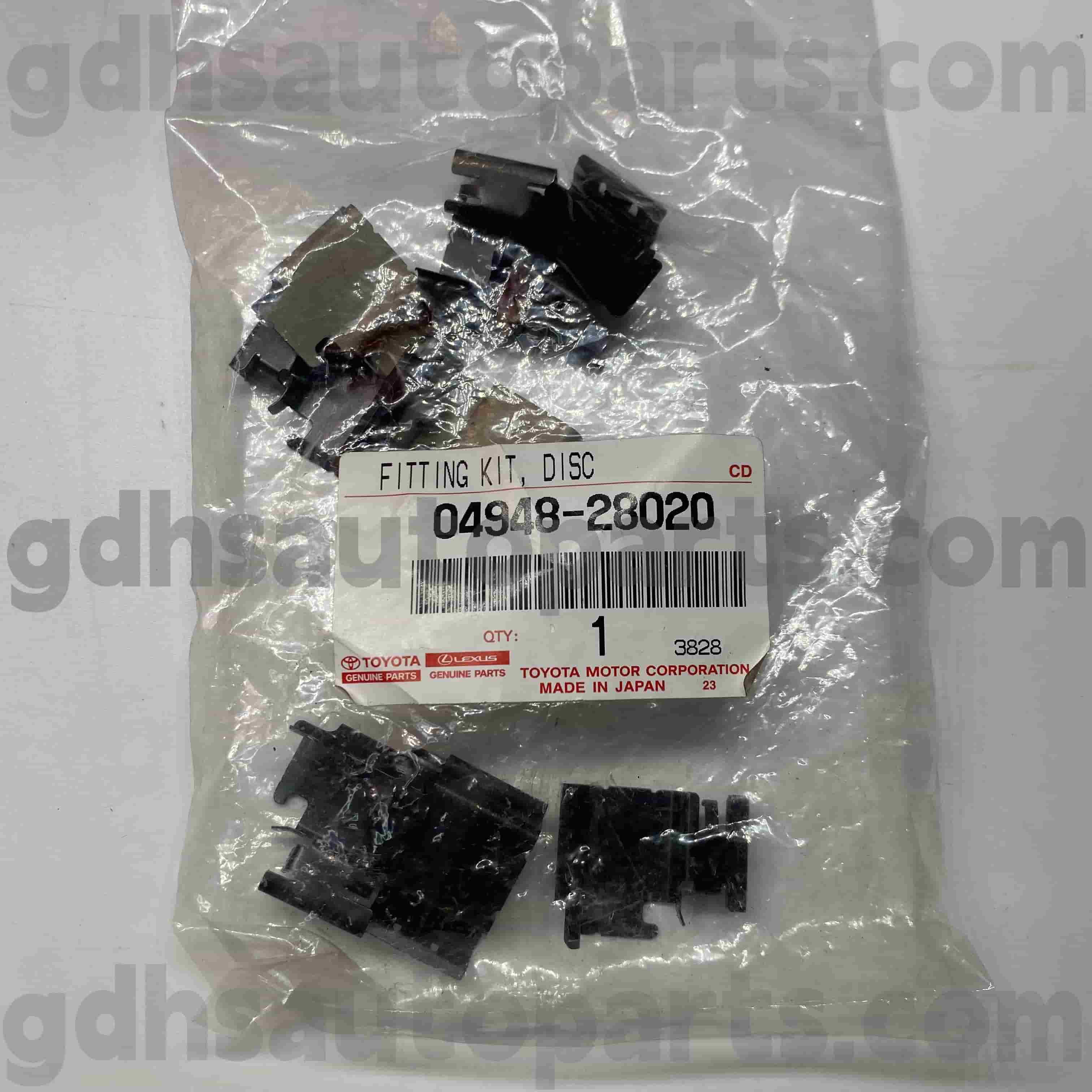 04948-28020 Toyota Genuine Parts Parts Kit de reparații pentru Piese pentru Previa, Alphard, Previa, estima șasiu nr. GGH20