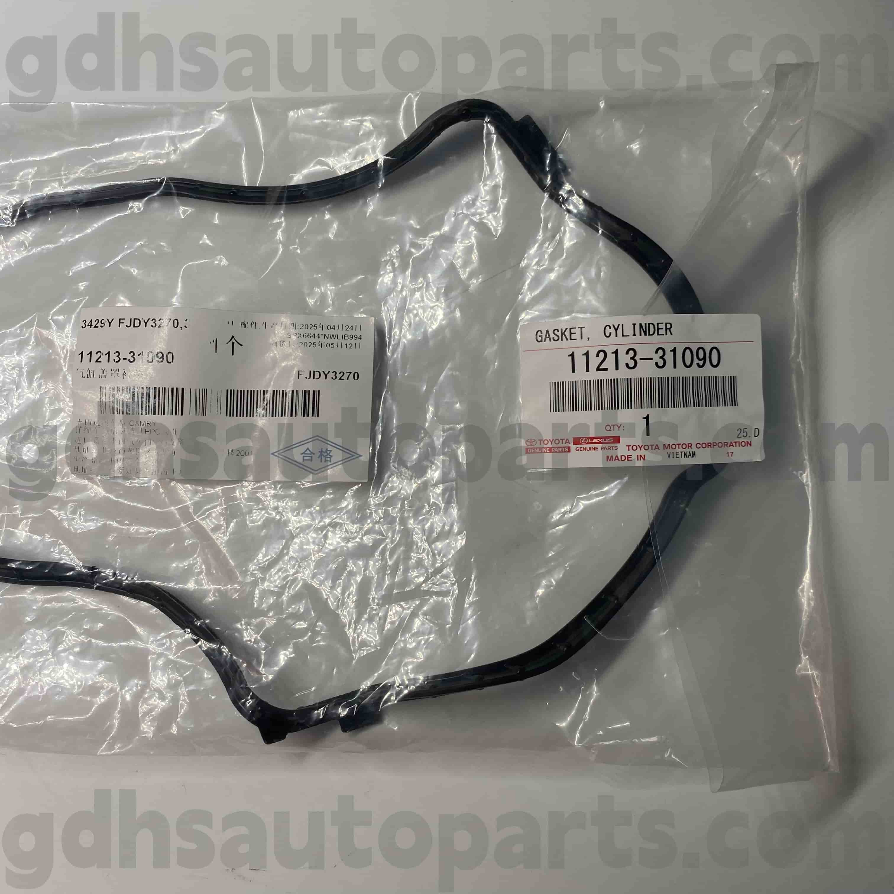 11213-31090 Toyota Piese autentice Piese din partea dreaptă a supapei Capac de cauciuc Inel de cauciuc pentru Century ， Lexus LS500/500H Șasiu No.GGH30