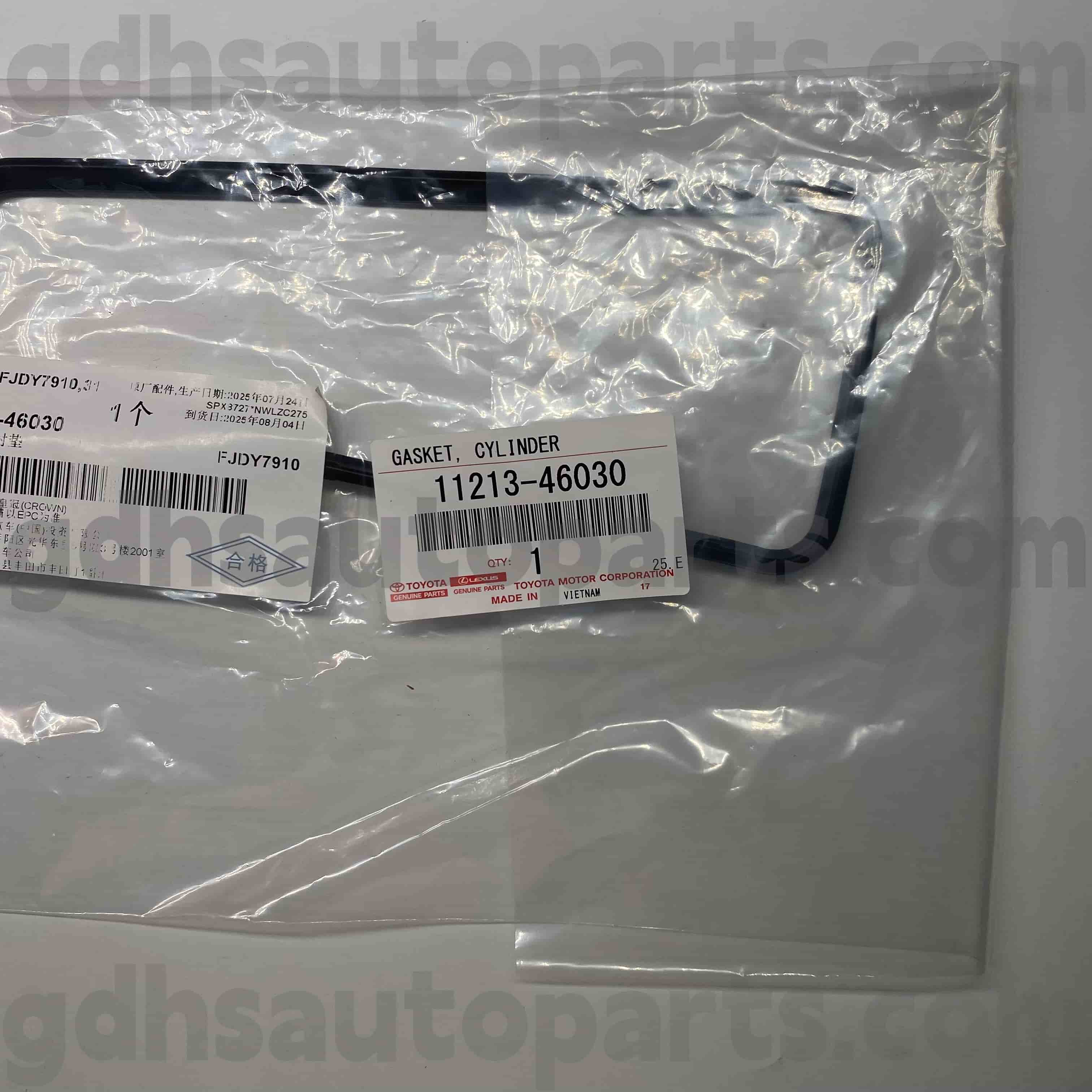 11213-46030 Piese originale Toyota Garnitură capac supapă dreapta pentru șasiu CROWN, SUPRA, ARIST, LEXUS IS300 NR.JZS160