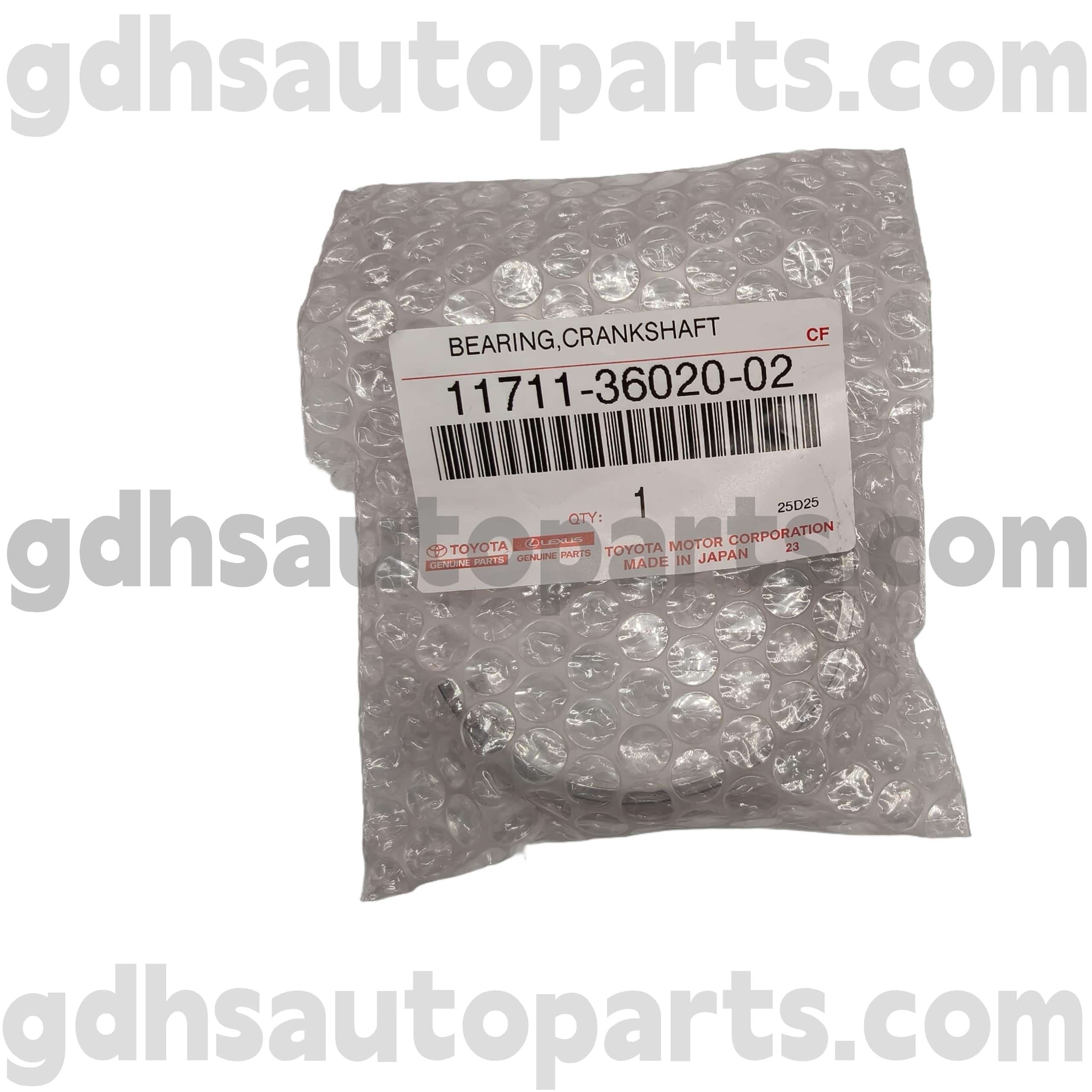 11711-36020-02 Toyota Piese originale Rulment arbore cotit pentru șasiu VENZA, SIENNA, CAMRY NR.ASU40