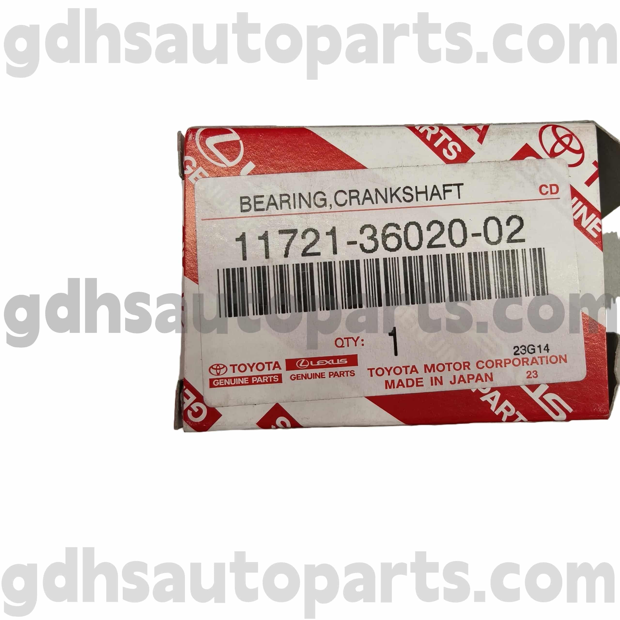 11721-36020-02 Piese originale Toyota Carcasa capacului rulmentului arborelui cotit pentru șasiu VENZA, CAMRY, LEXUS RX270/350/450H NR.ASU40