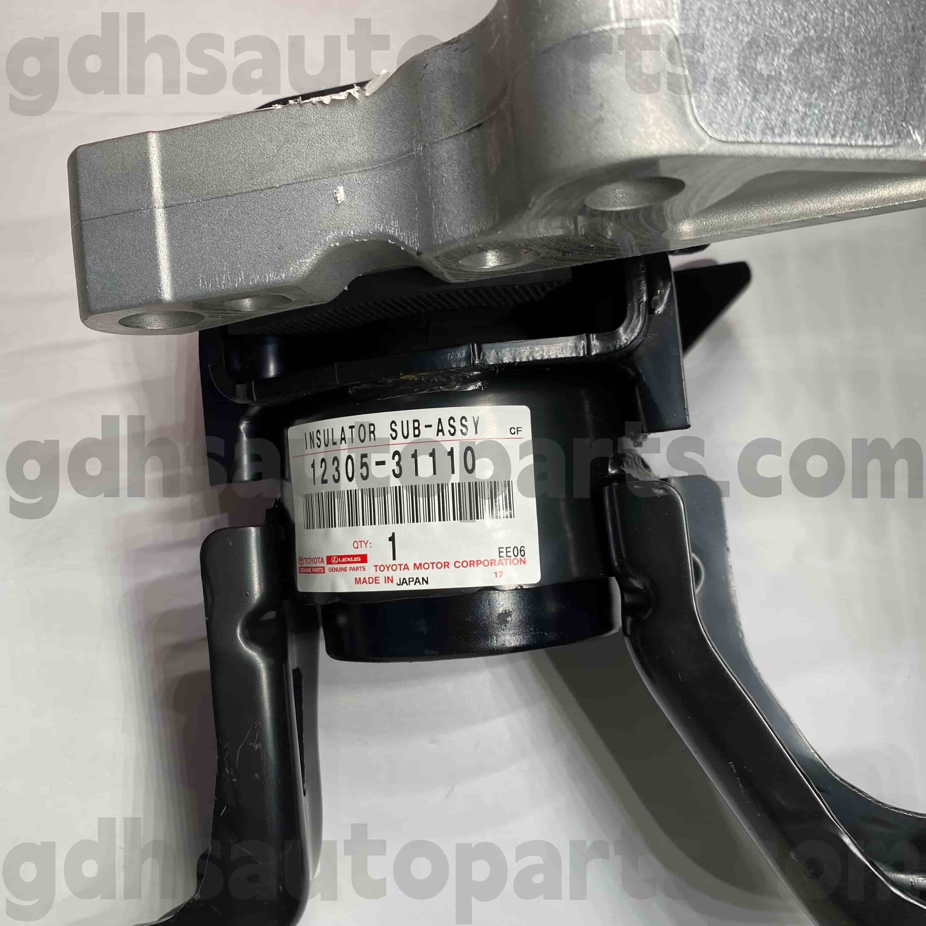 12305-31110 Piese originale Toyota Suport motor dreapta pentru șasiu ALPHARD, LEXUS LM350/LM300H NO.GGH30