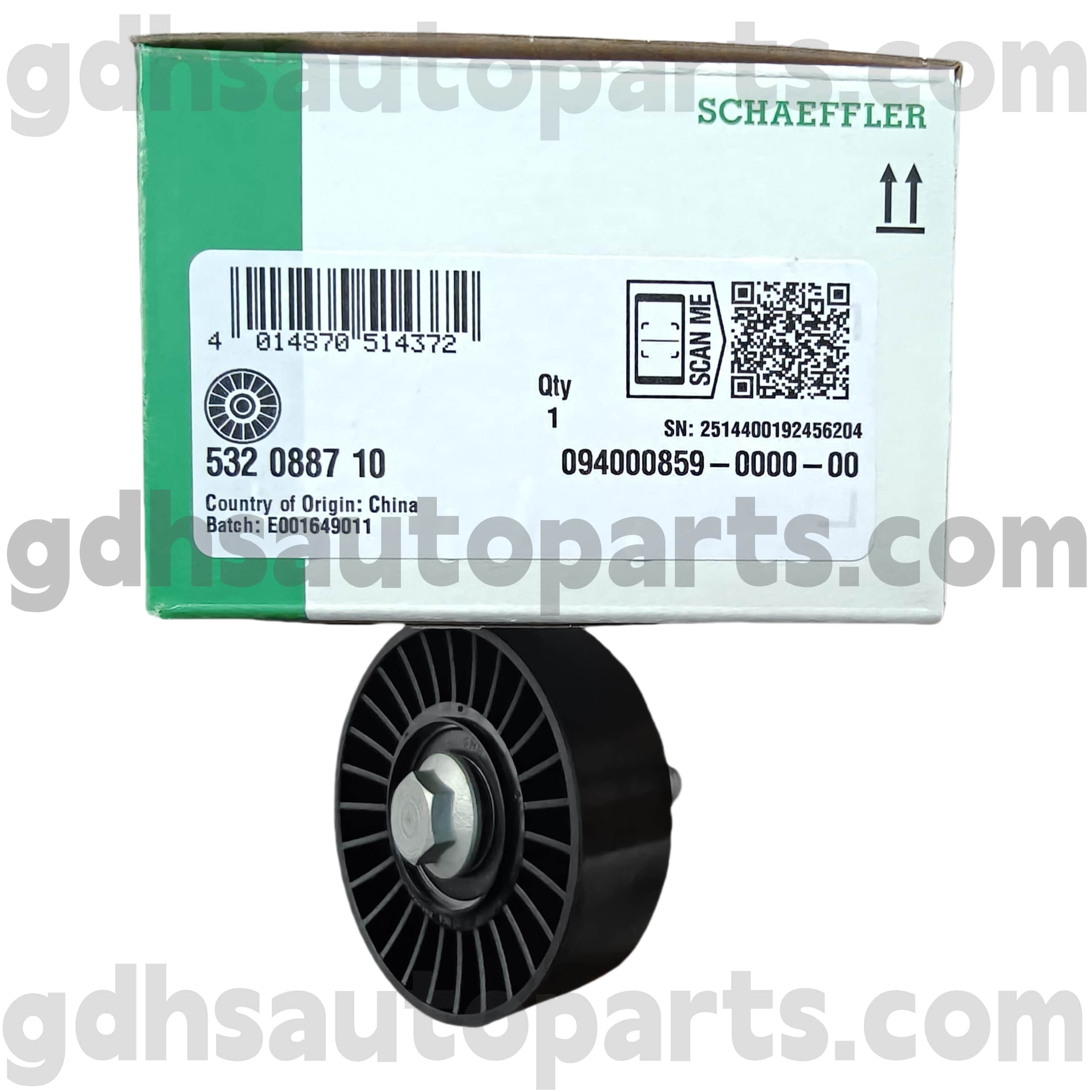5320887100 Schaeffler INA Timp Pulley Bely pentru Range Rover Velar, New Range Rover Evoque, Range Rover Evoque OE No.LR071758