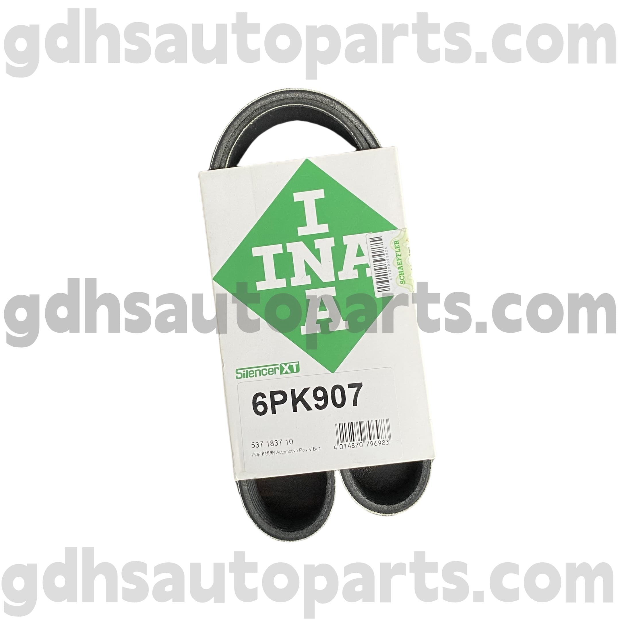 5371837100 Schaeffler INA Drive Belt pentru Range Rover, Range Rover Sport, Range Rover Velar, New Defender OE No.LR100930