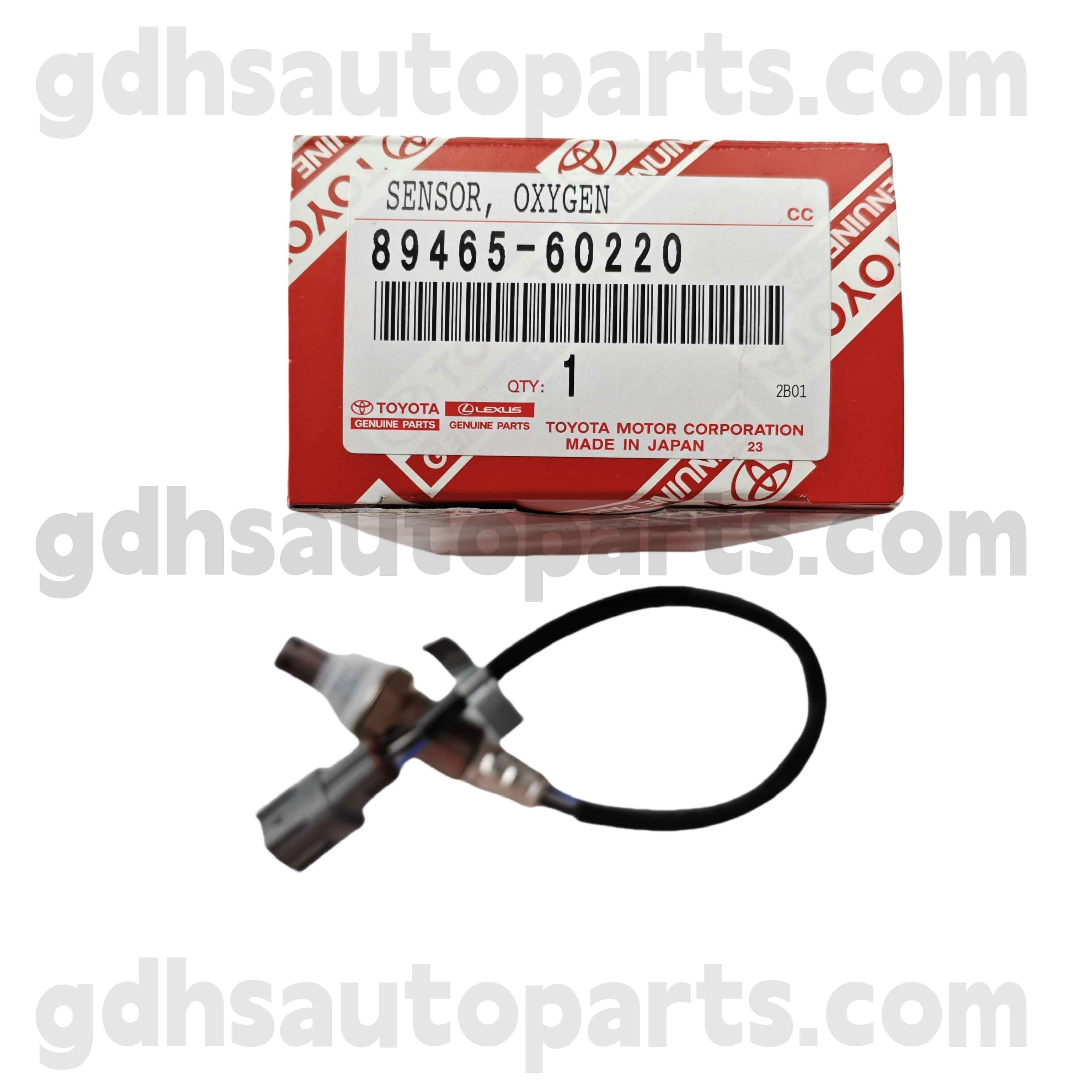 89465-60220 Toyota Piese autentice Senzor de oxigen pentru Land Cruiser Prado 、 4Runner șasiu nr. GRJ12#.. ARL, GCC, Gen