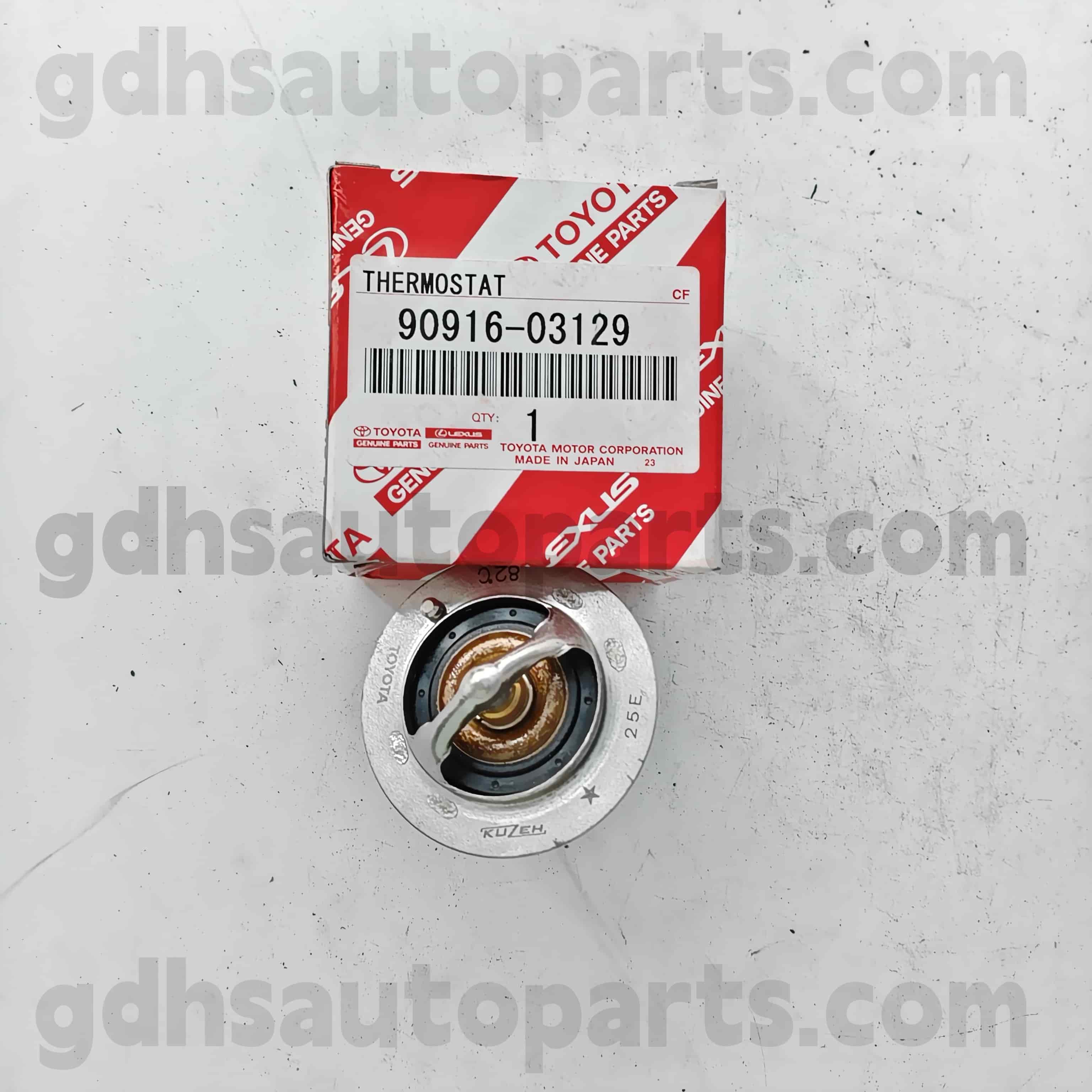 90916-03129 Toyota Piese autentice Termostat pentru Camry 、 Lexus ES2 ##/350/300H 、 Corolla Sed 、 Hilux 、 RAV4 șasiu nr. 2azfe..acu2#