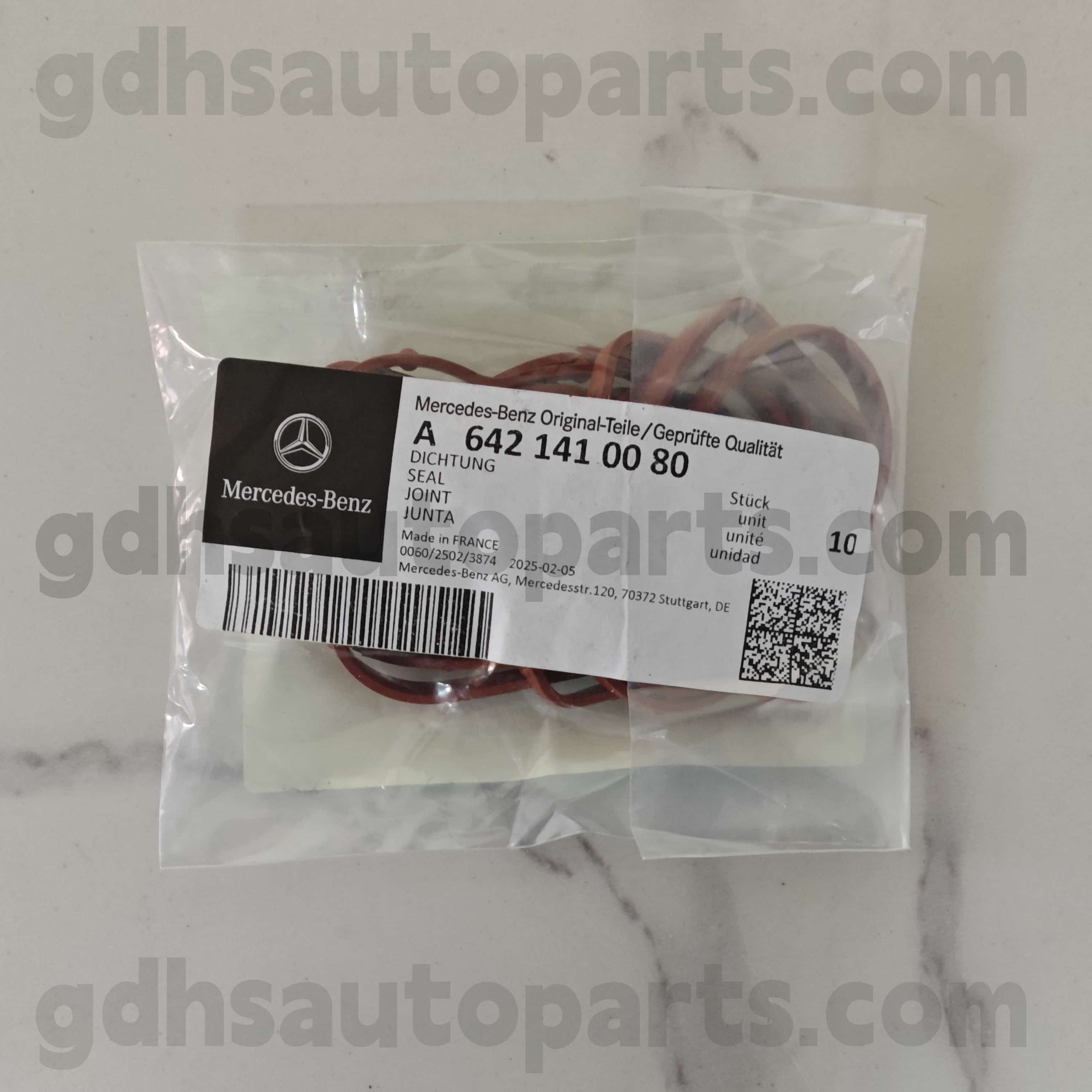 A 642 14100 80 Mercedes-Benz Piese autentice O-inel O pentru 642855 OM642 ， 642890 OM642，642820 642，642868 OM642，642887 OM642