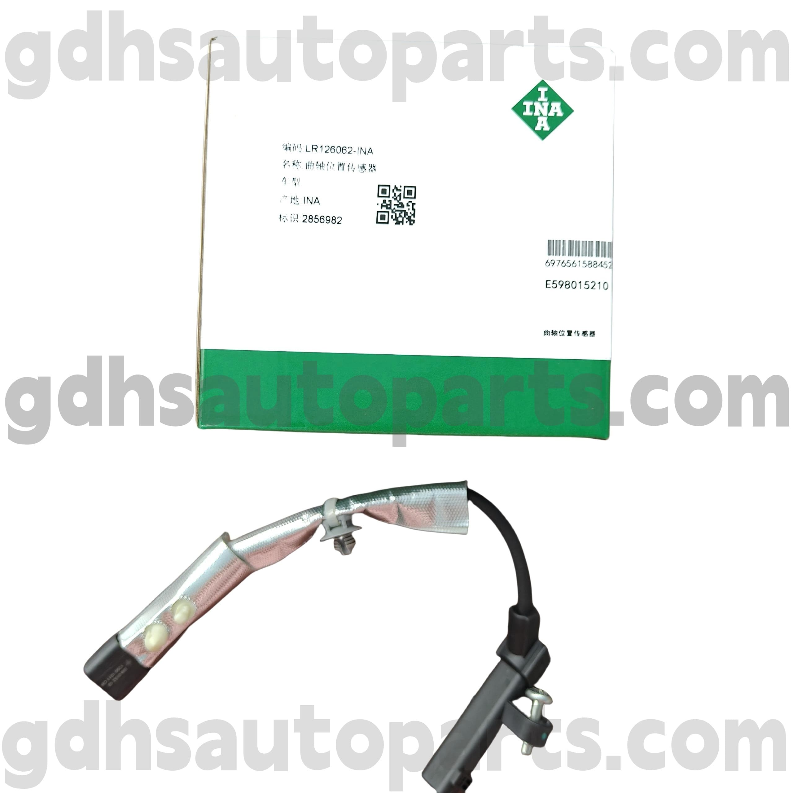E5980152100 senzor de poziție al arborelui cotit Schaeffler INA pentru Range Rover Velar, Land Rover Discovery 4, Range Rover, Range Rover Sport OE nr. LR126062