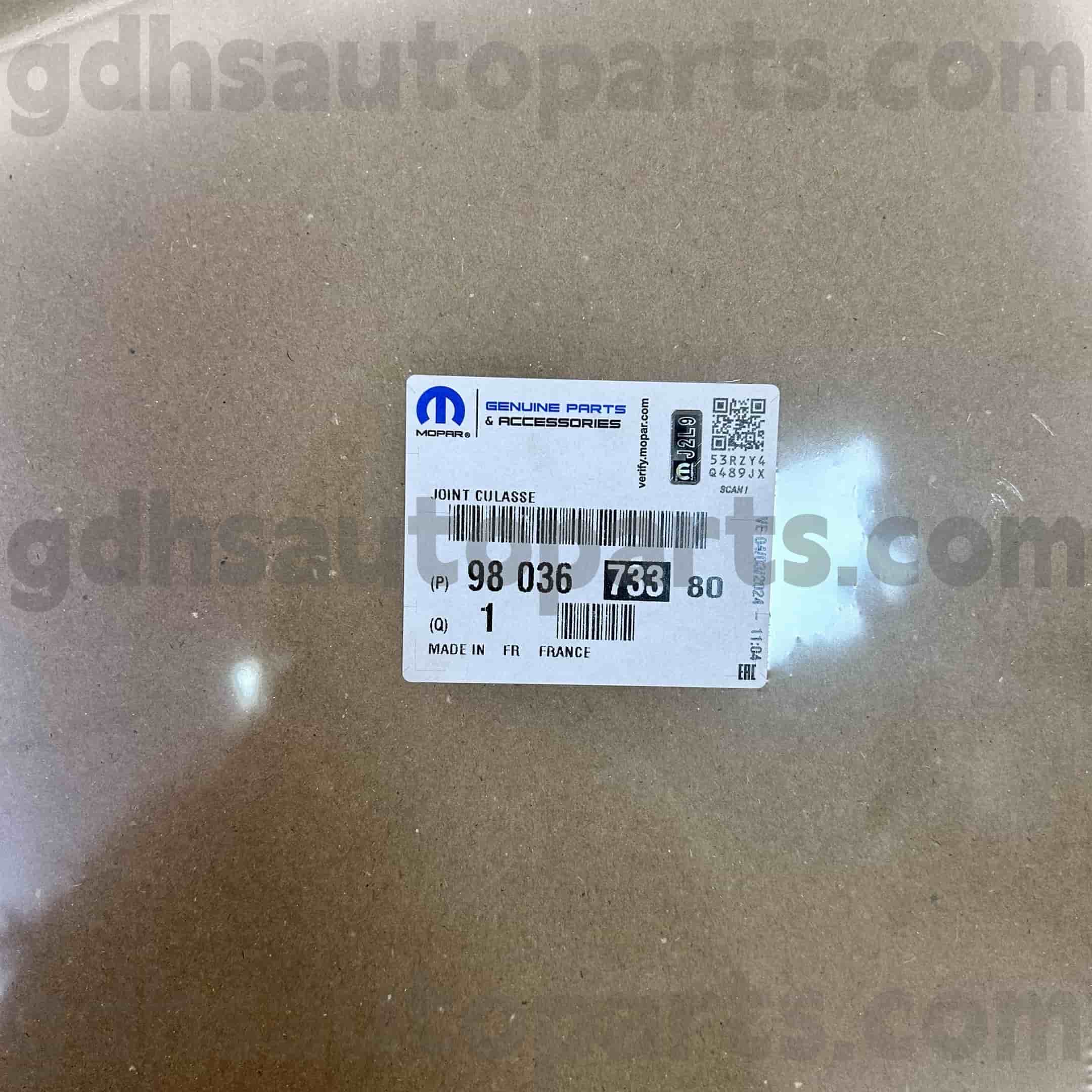 Garnitură de cilindri Mopar pentru Peugeot 607 5008 OE.NO 9803673380